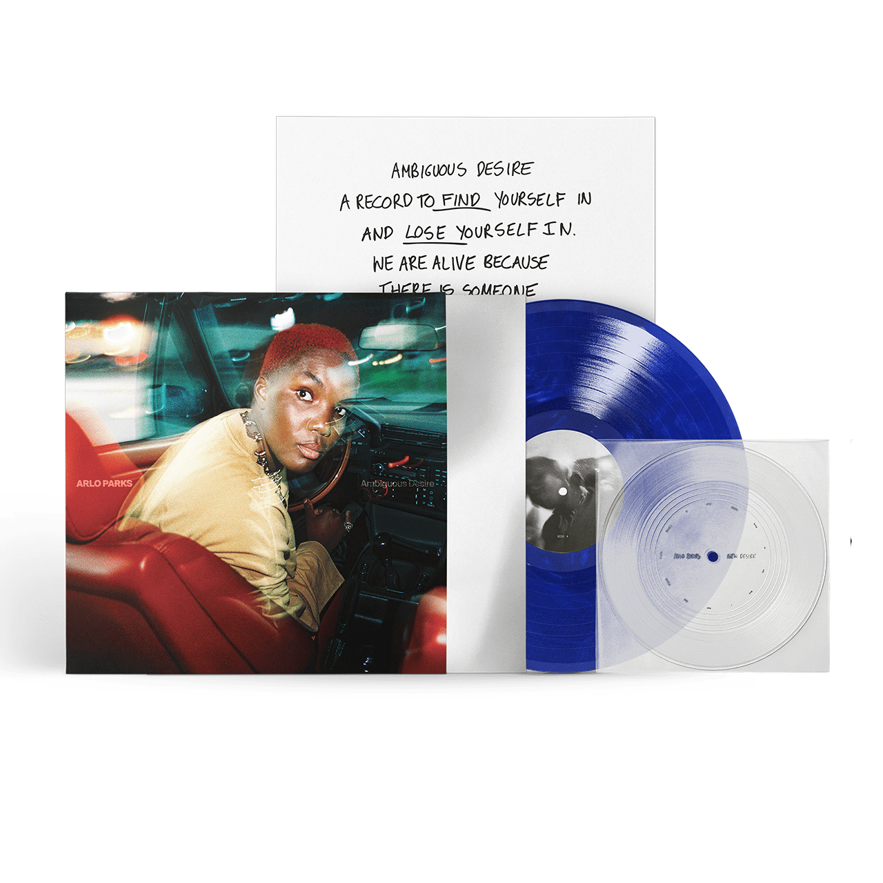 Ambiguous Desire: Marble Blue Vinyl LP & Exclusive Clear 7″ Flexi Disc