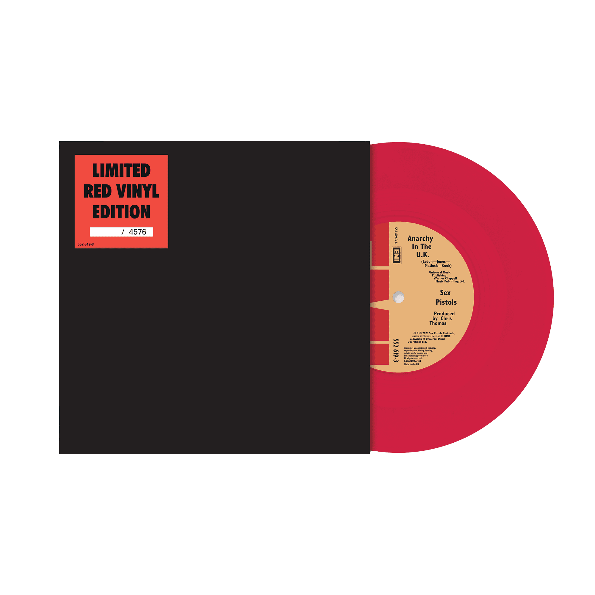 Anarchy in The UK: Exclusive Red Vinyl 7″
