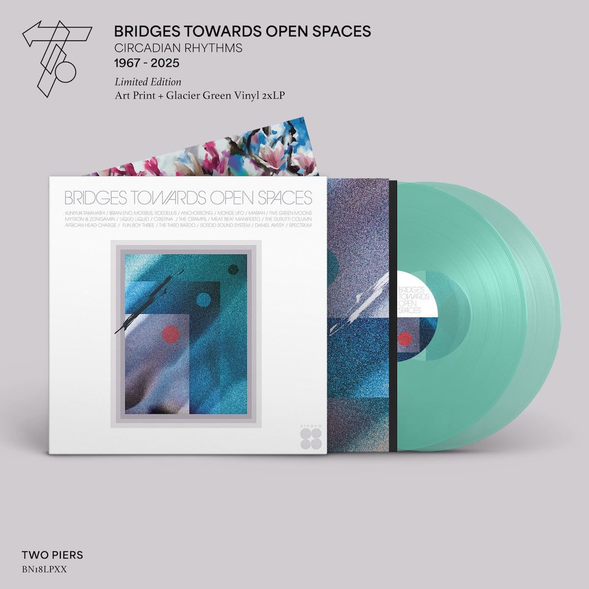 Bridges Towards Open Spaces – Circadian Rhythms 1967-2025: Limited Glacier Green Vinyl 2LP & Art Print