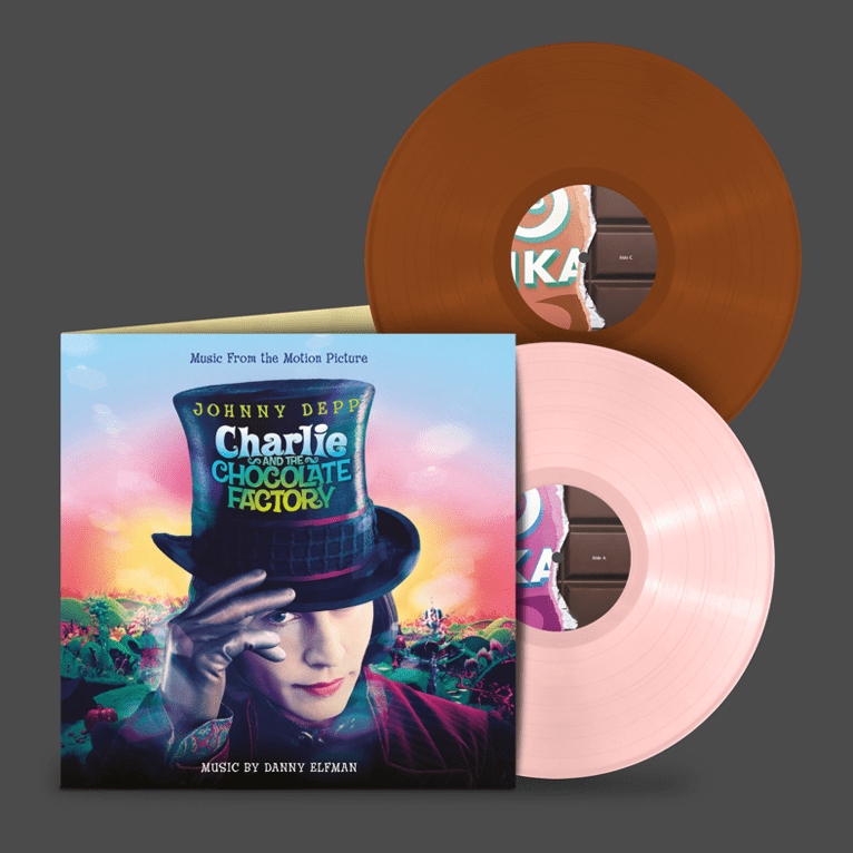 Charlie and The Chocolate Factory: Limited ‘Marshmellow’ Pink & ‘Chocolate’ Brown Vinyl 2LP