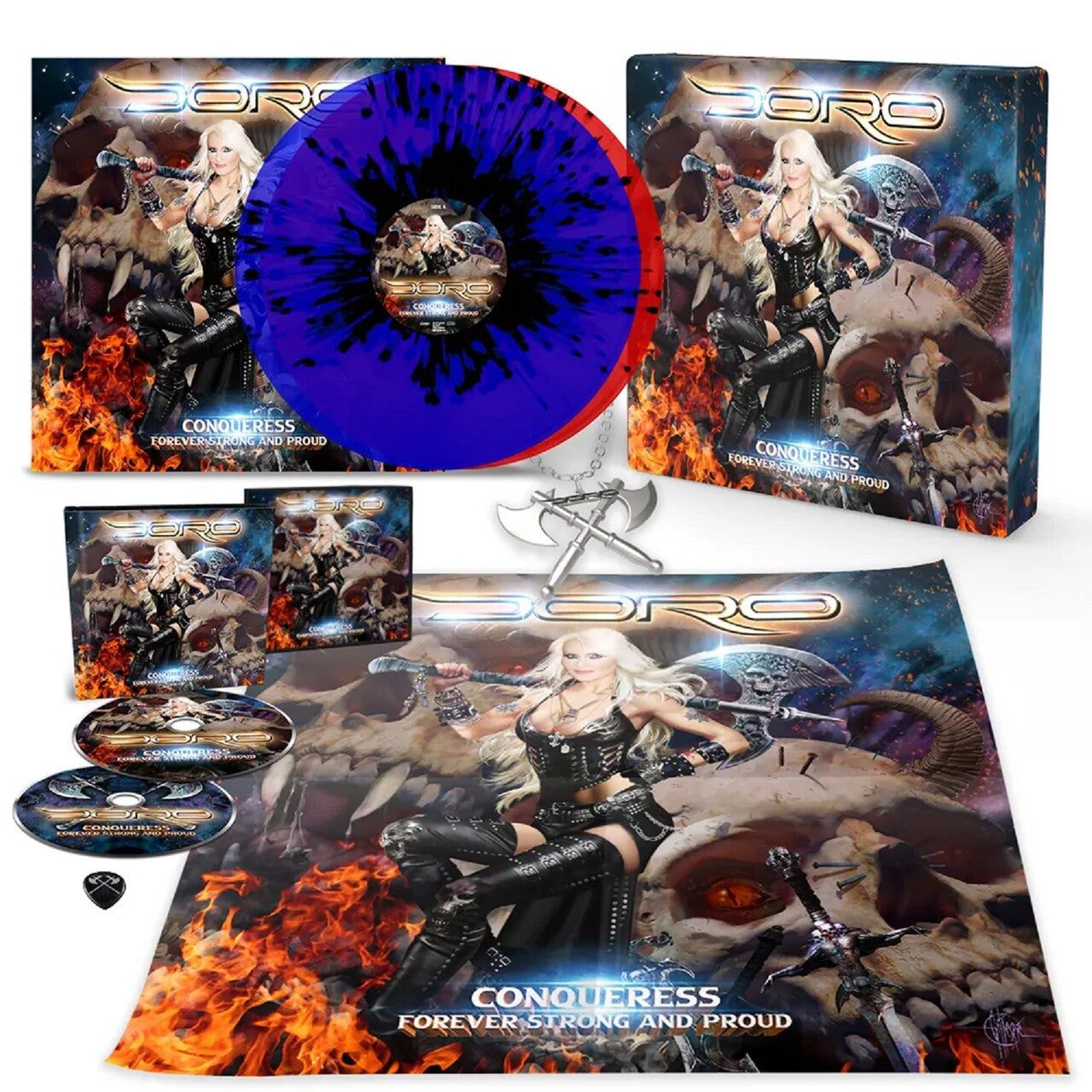 Conqueress – Forever Strong And Proud: Limited Edition Colour Vinyl Box Set