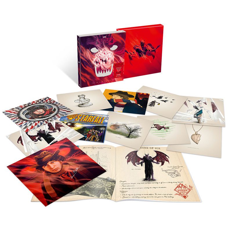 Doctor Who – Demon Quest: Limited 140g Red & Black Vinyl 10LP & Print Box Set (signed by Tom Baker)