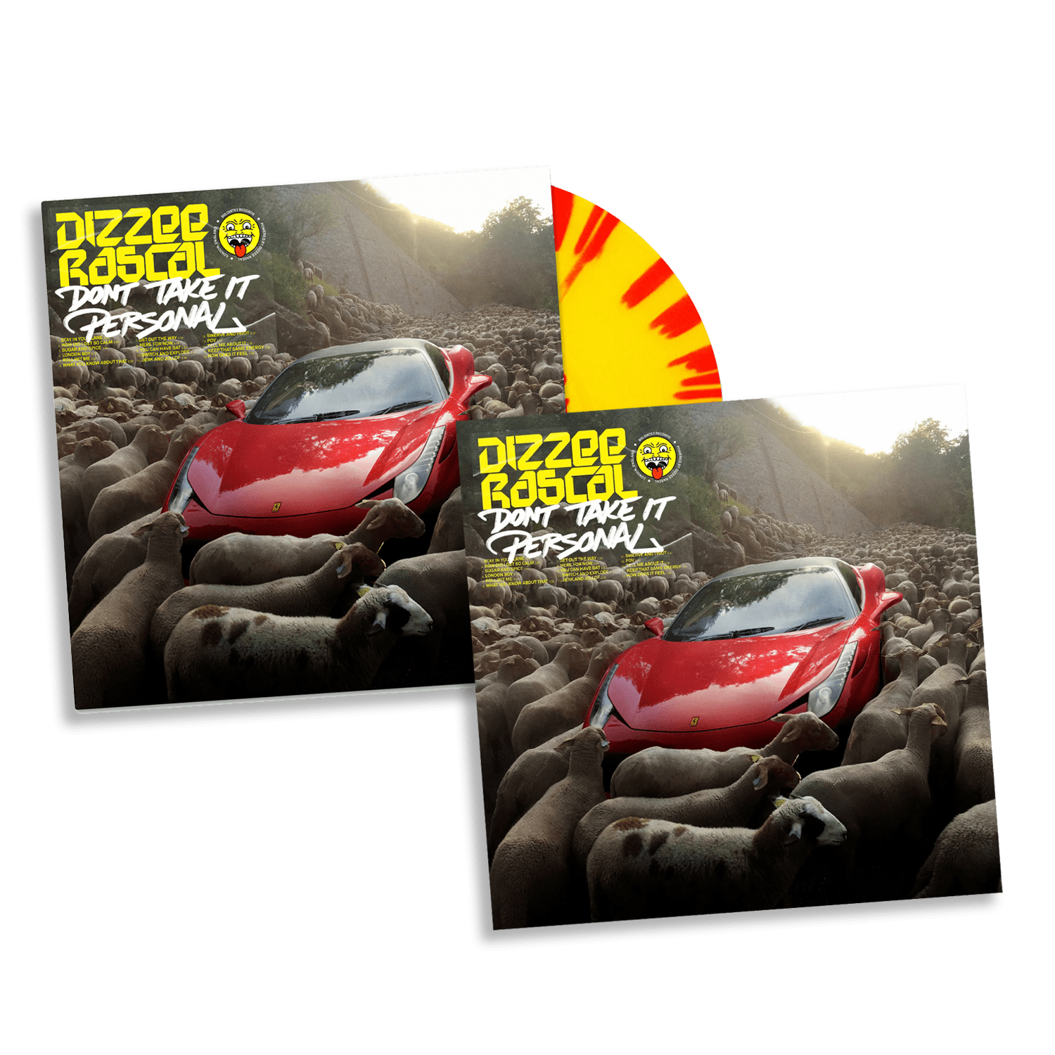 Don’t Take It Personal: Limited Red/Yellow Splatter Vinyl LP + Signed Print