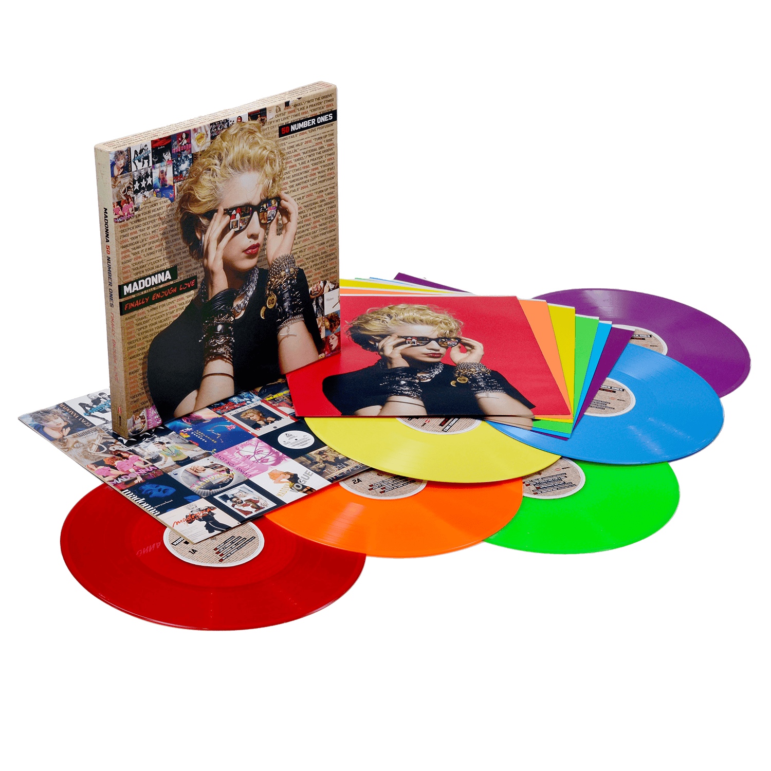 Finally Enough Love – Fifty Number Ones: Limited Rainbow Edition 6LP Vinyl Box Set