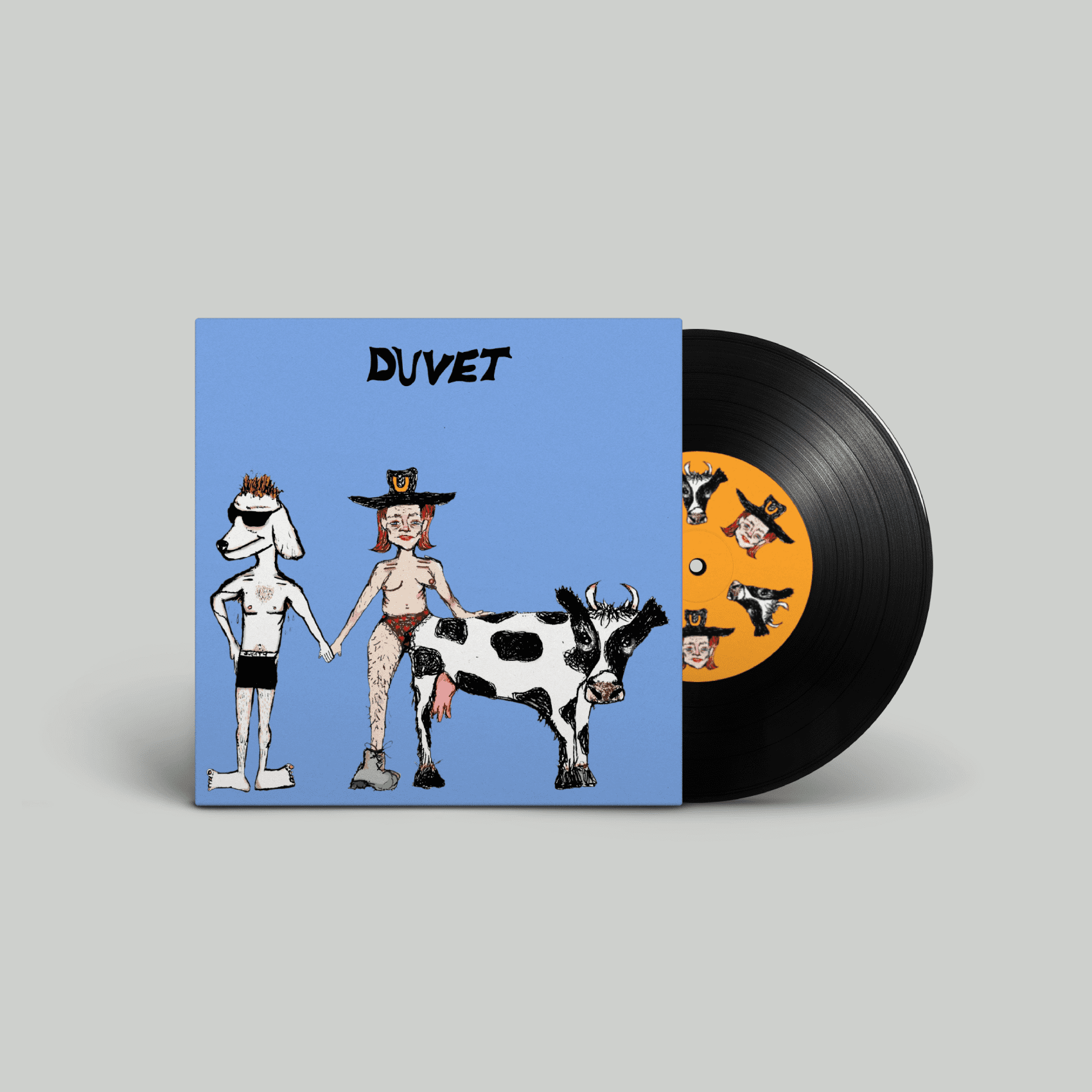 Girlcow / Sweaty Dog: Vinyl 7″ Single