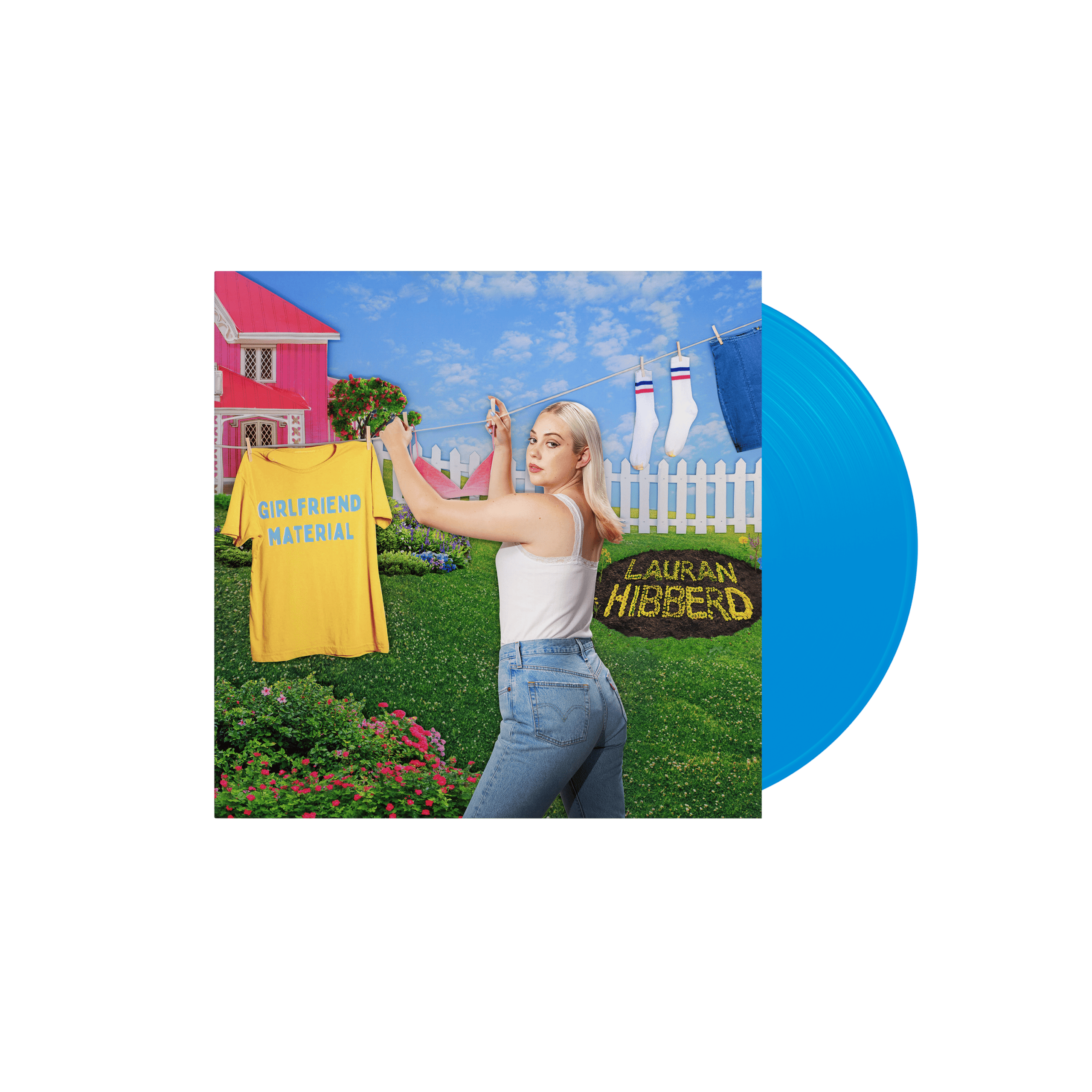 girlfriend material: Sky Blue Vinyl LP