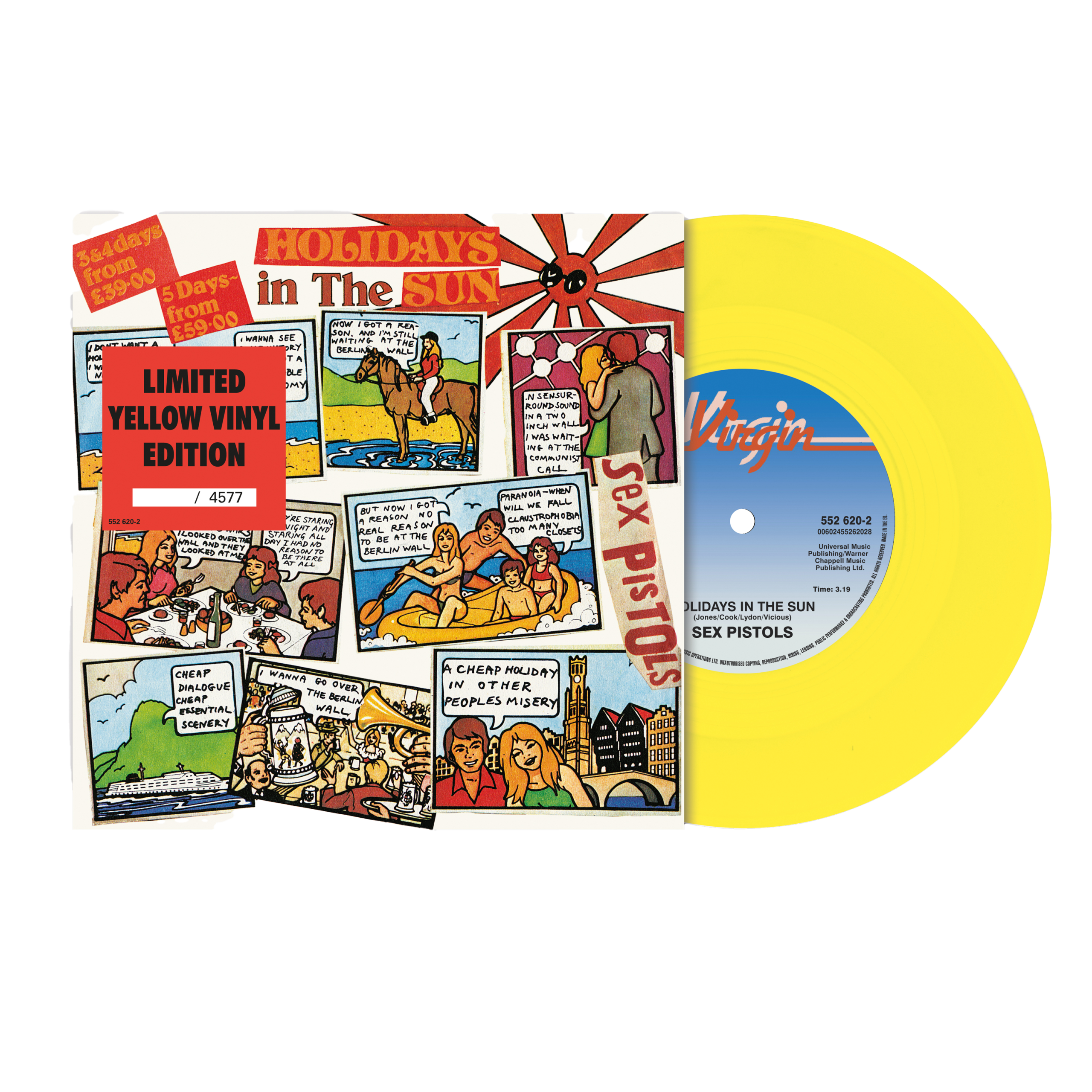 Holiday In The Sun: Exclusive Yellow 7″ Vinyl
