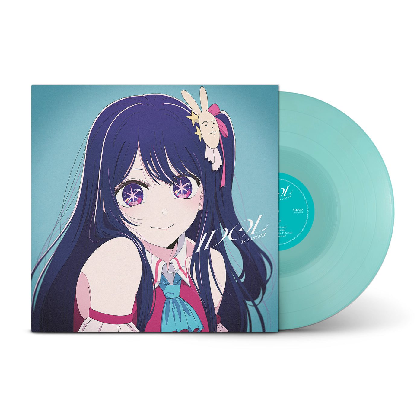 IDOL (Opening Theme Song for TV anime Oshi no Ko): Translucent Aquamarine Blue Vinyl 12″ Single