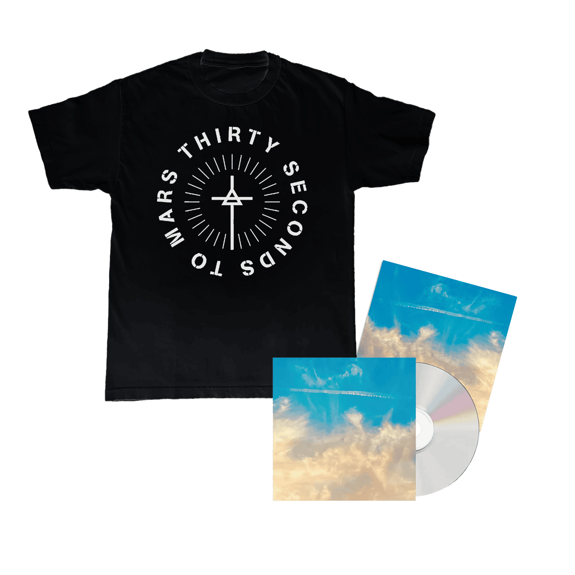 It’s The End Of The World But It’s A Beautiful Day: CD, T-Shirt + Signed Art Card