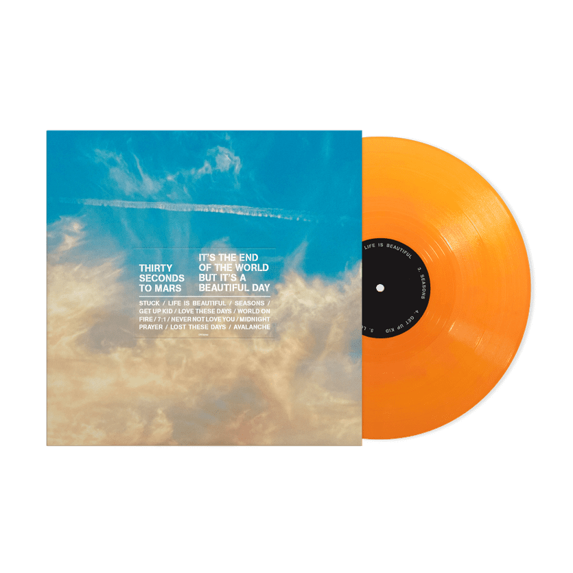 It’s The End Of The World But It’s A Beautiful Day: Opaque Orange Vinyl LP