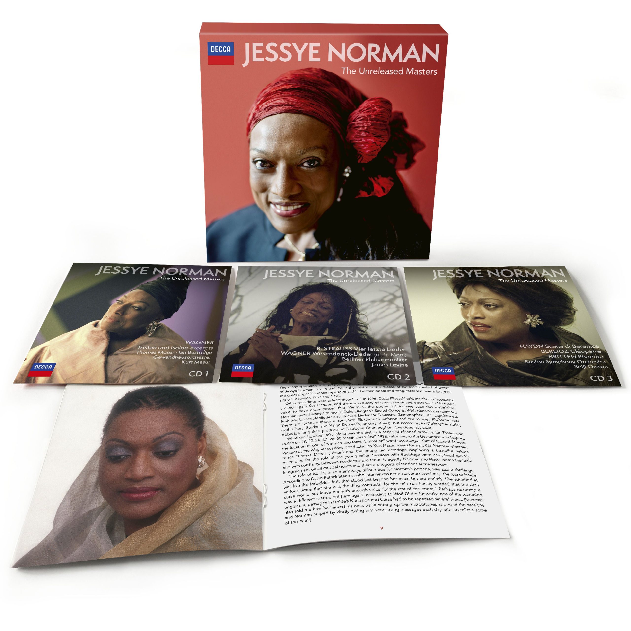 Jessye Norman – The Unreleased Masters (Strauss-Wagner-Berlioz-Haydn-Britten): 3CD