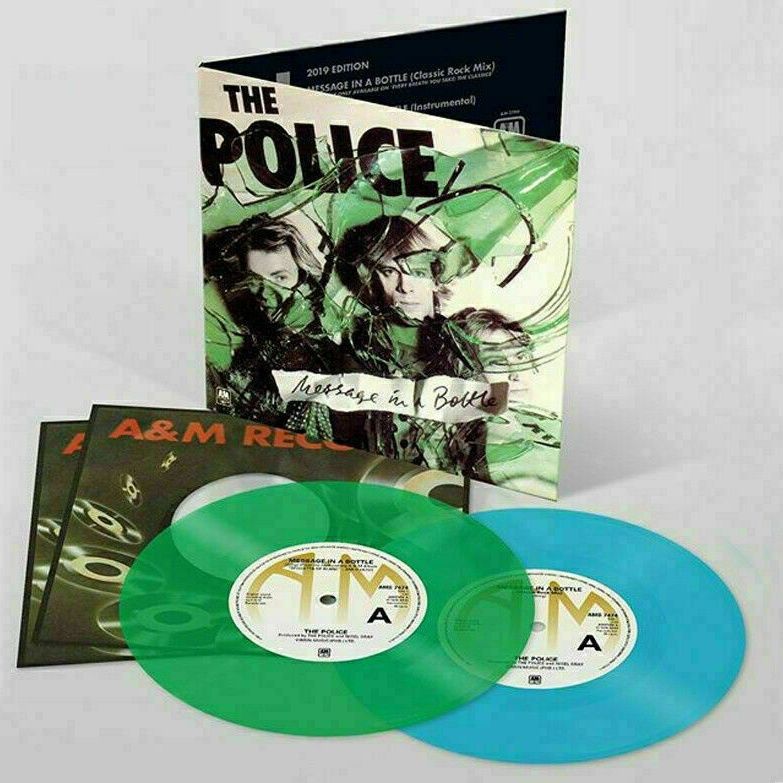 Message In A Bottle: Limited Edition Green and Blue Vinyl 2 x 7″ Single [RSD19]