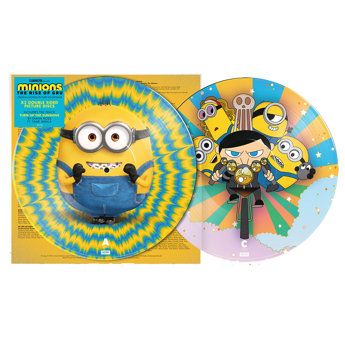 Minions – The Rise Of Gru: Limited Picture Disc Vinyl LP