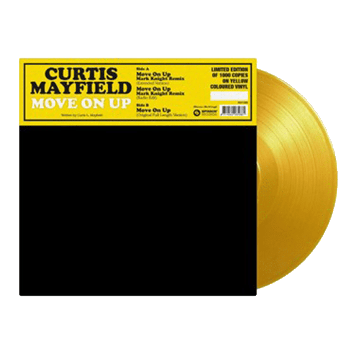 Move On Up: Limited Yellow Vinyl 12″ Single