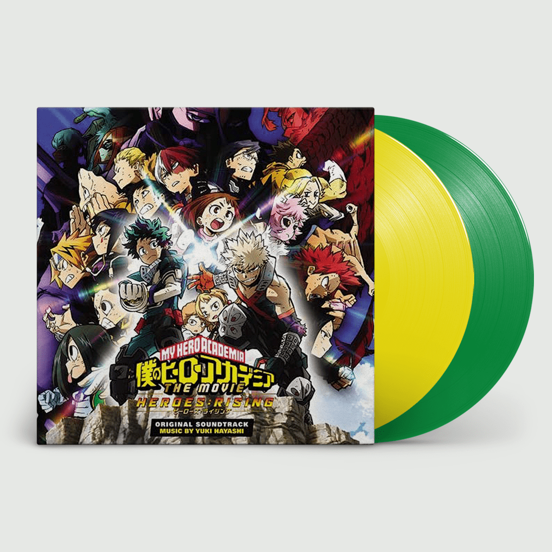 My Hero Academia – Heroes Rising (OST): Limited Green + Yellow Vinyl 2LP