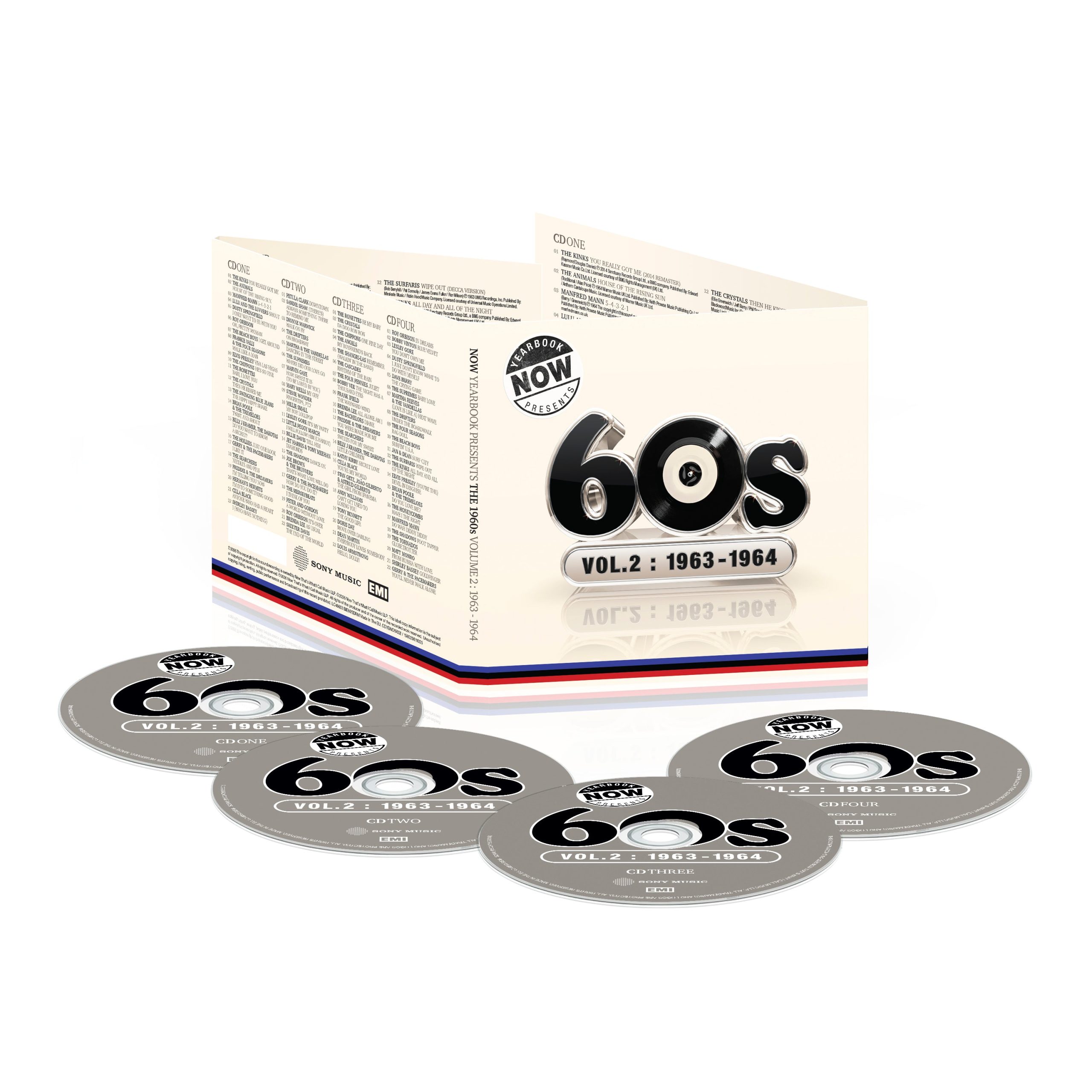 NOW Yearbook Presents – The 60s – Volume 2: 1963-1964 (4CD)