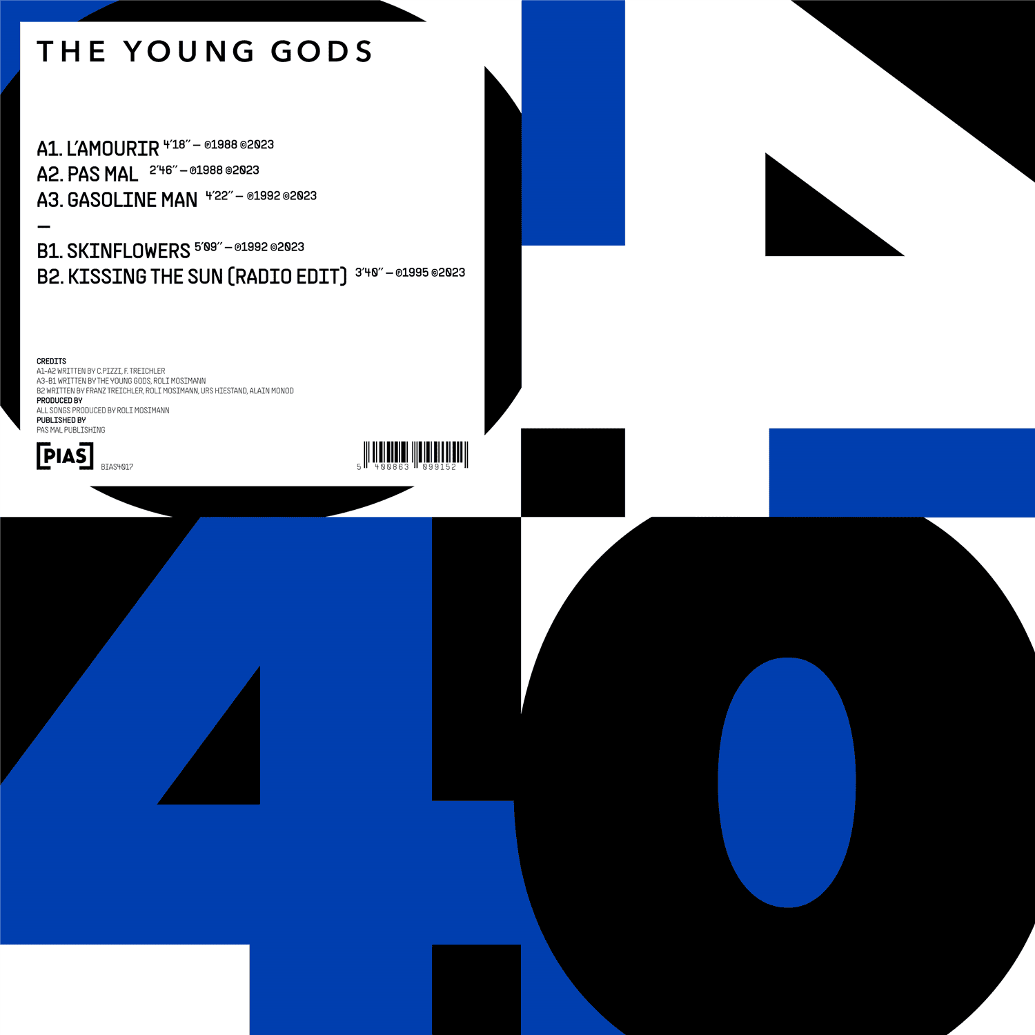 [PIAS] 40 (The Young Gods): Vinyl 12″ EP