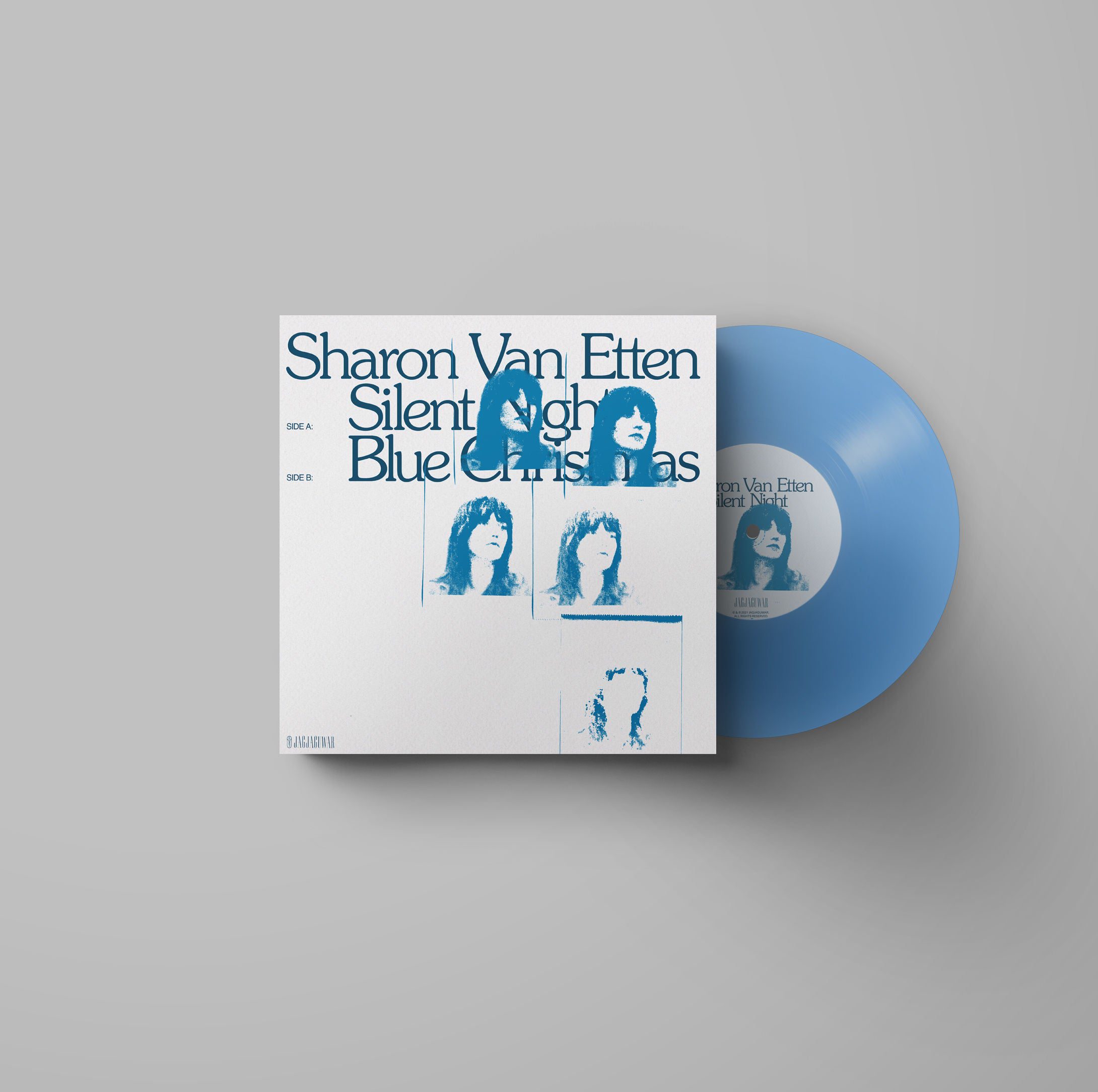 Silent Night/Blue Christmas: Limited Edition Clear Blue Vinyl 7″