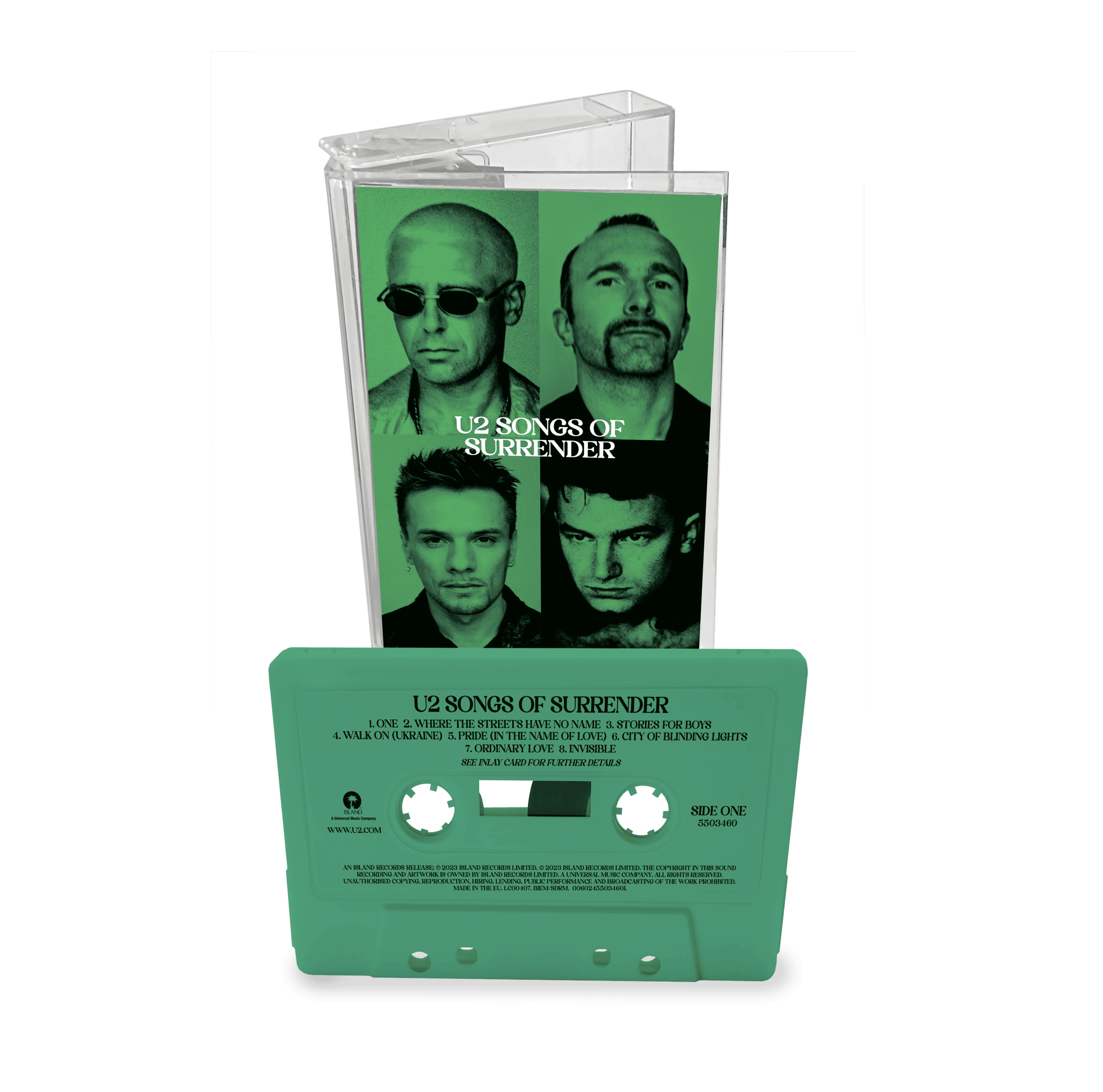 ‘Songs Of Surrender’ – Mint Green Cassette (Limited Edition)