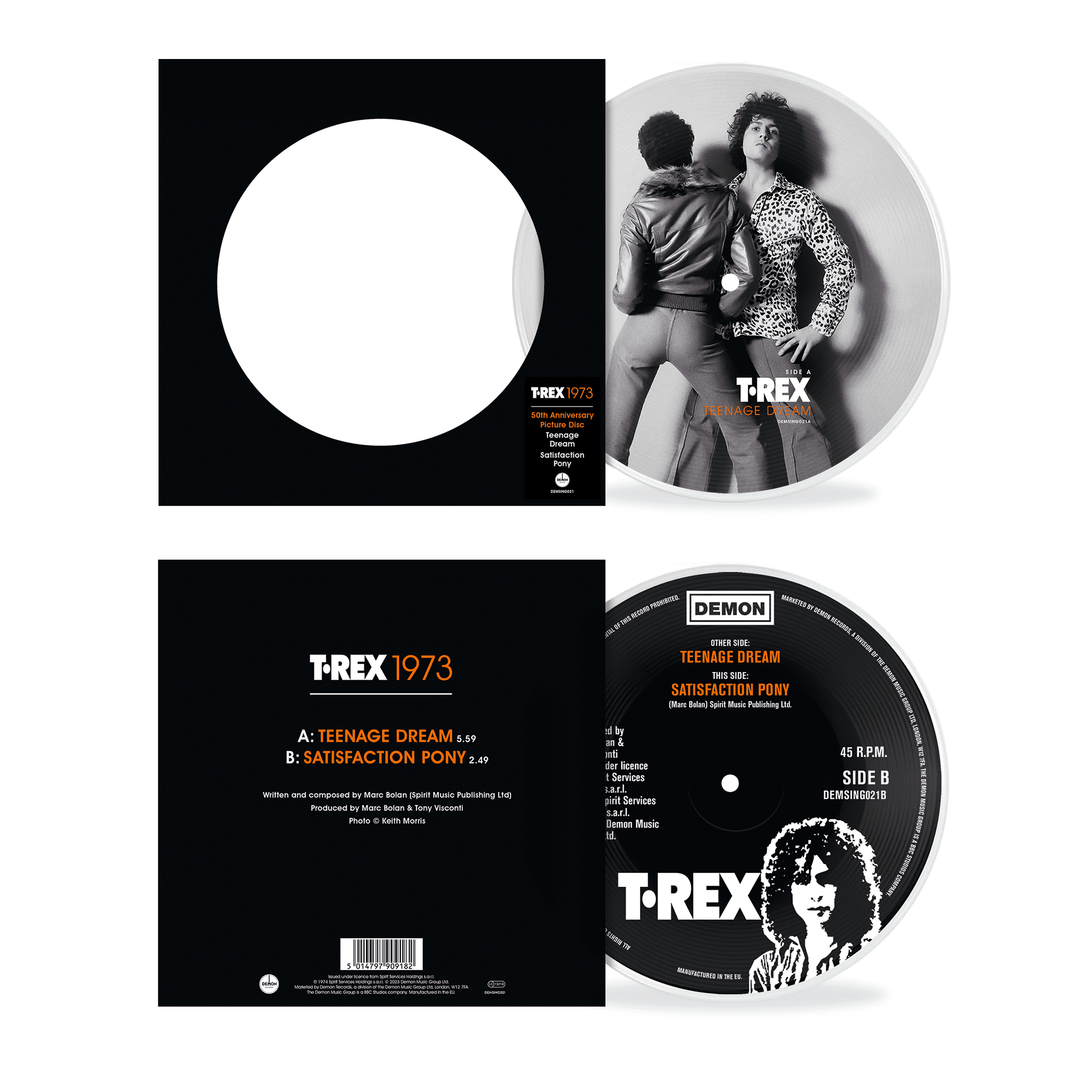 Teenage Dream (50th Anniversary): Limited Vinyl 7″ Picture Disc