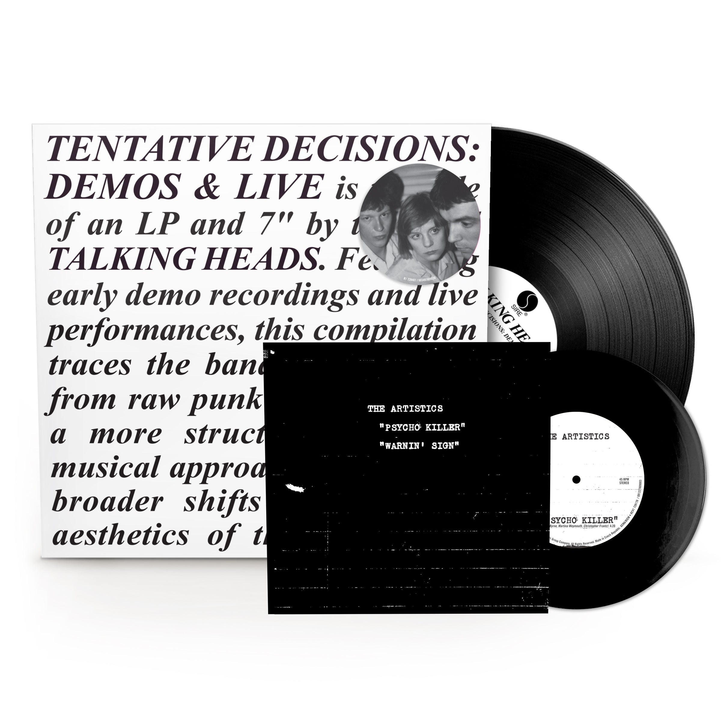 Tentative Decisions: Demos & Live Vinyl LP & 7″