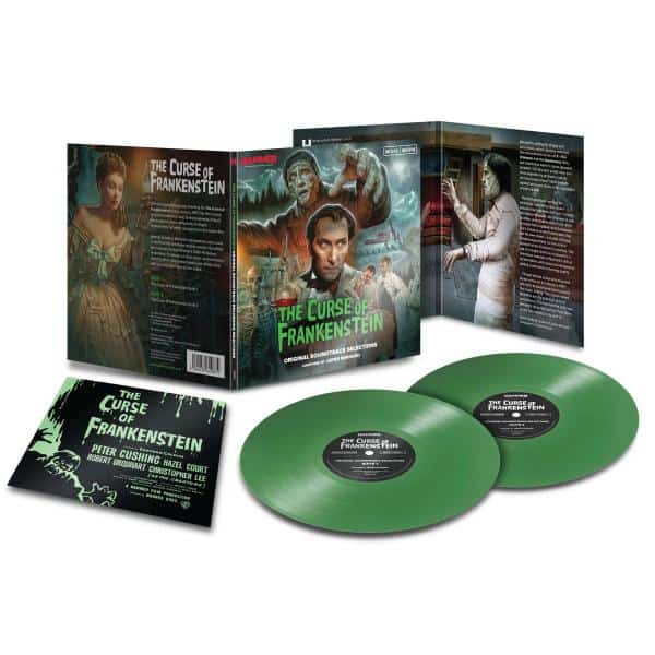 The Curse of Frankenstein (Original Soundtrack Selections): Double Green Vinyl 7″