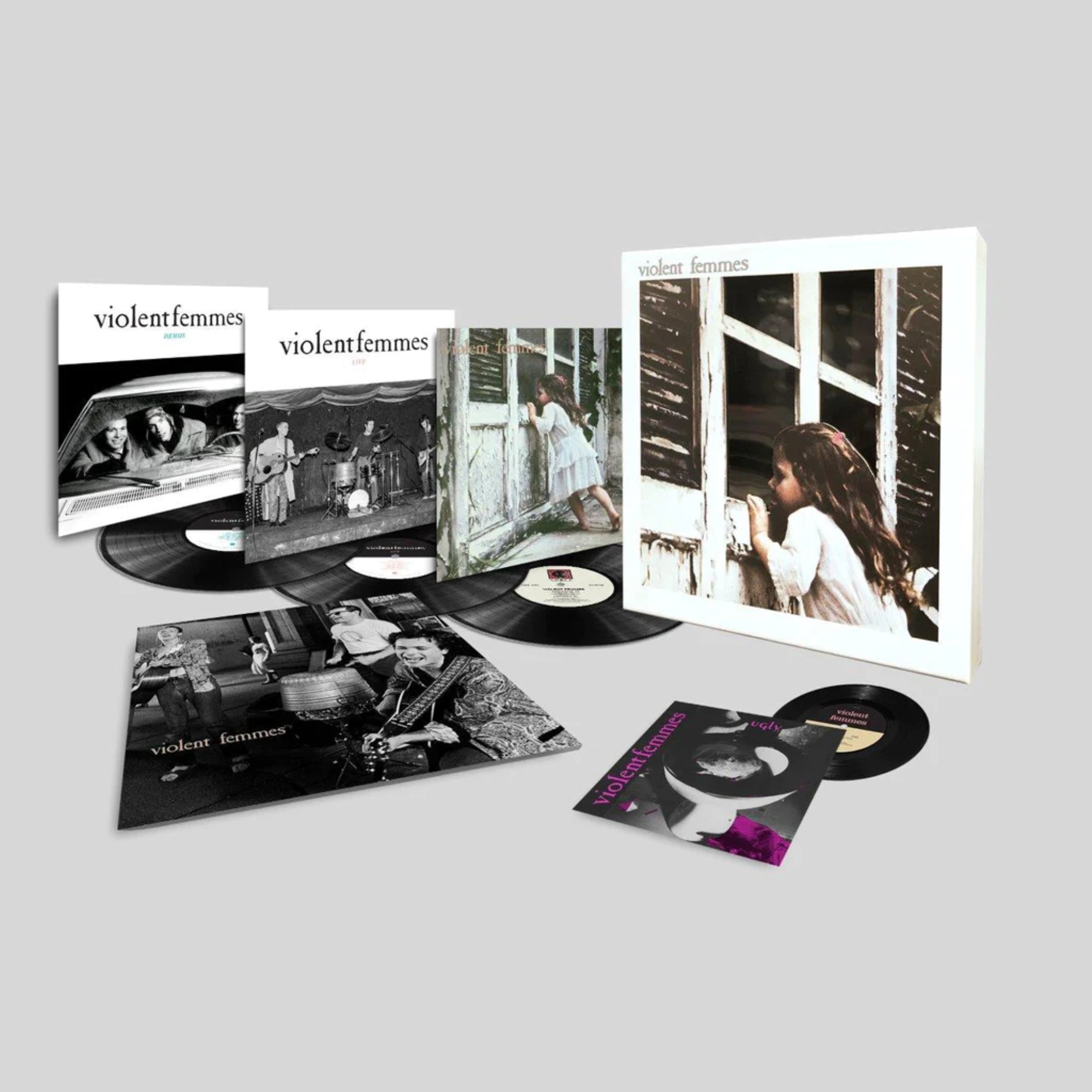 Violent Femmes (40th Anniversary Deluxe Edition): Vinyl 3LP (w/ Replica 7″ Single) + Signed Postcard