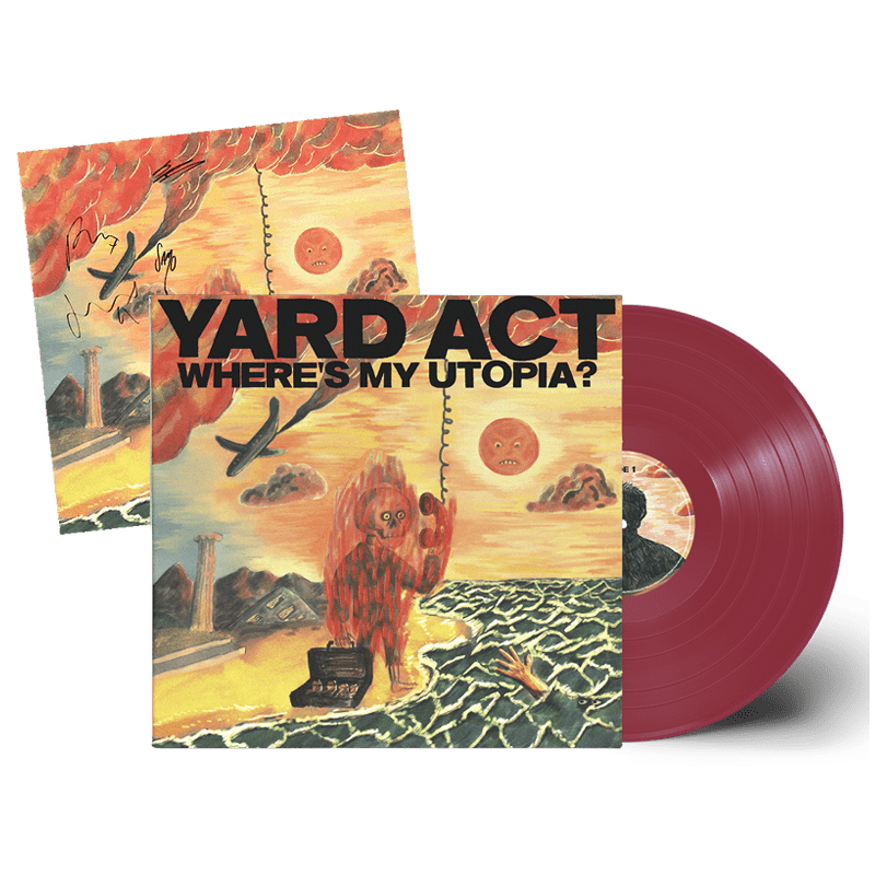 Where’s My Utopia? Exclusive Maroon Vinyl LP + Signed Artcard
