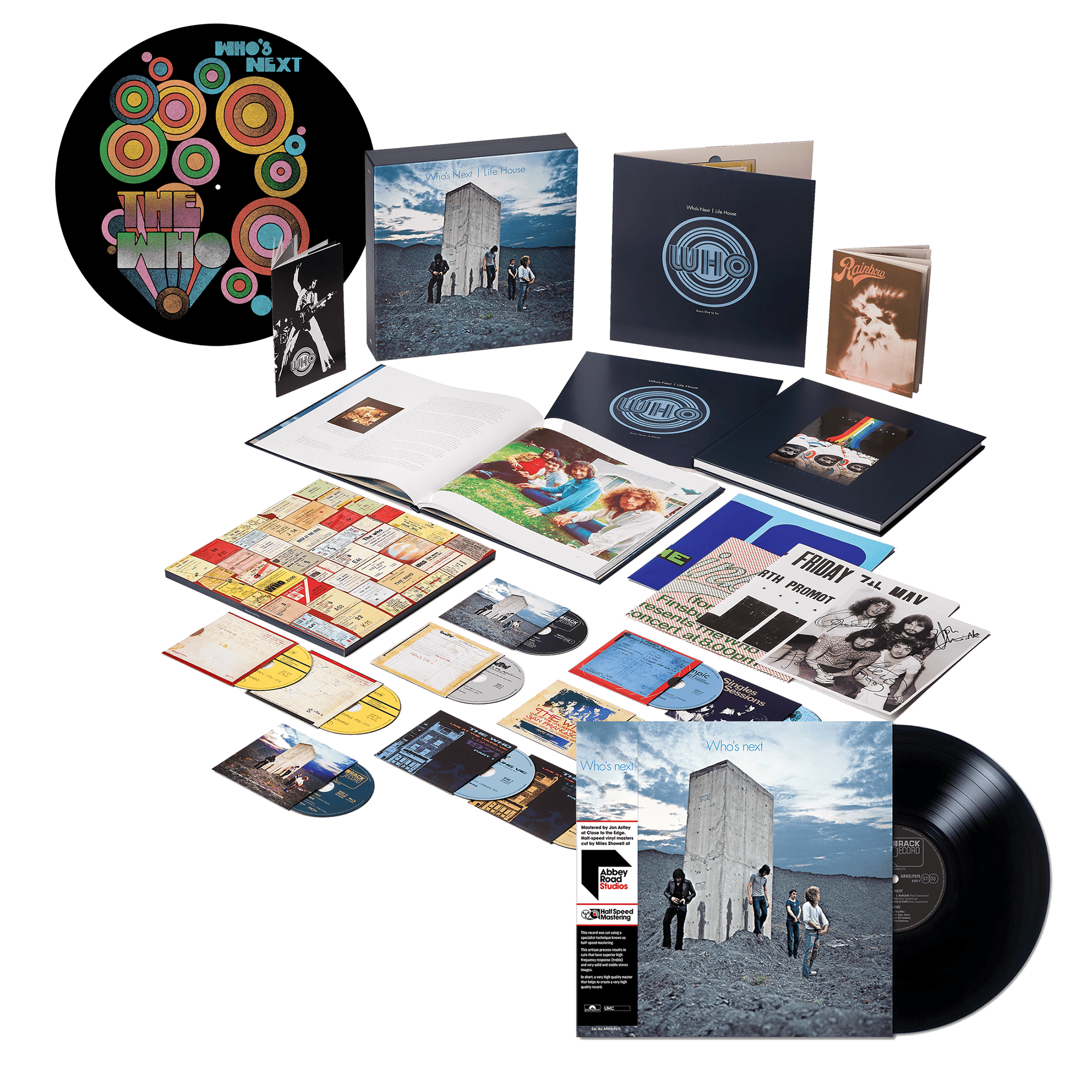 Who’s Next (50th Anniversary): 10CD Box Set, Exclusive Half-Speed Master Vinyl LP + Slipmat