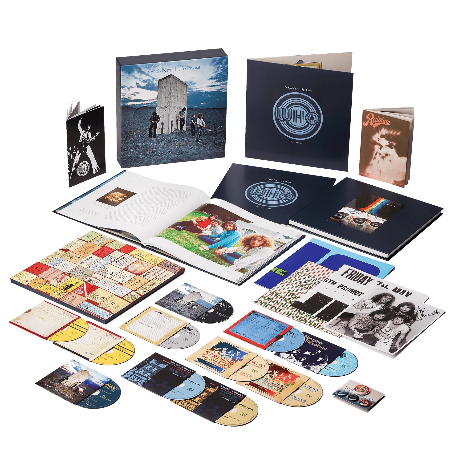 Who’s Next – 50th Anniversary: Blu Ray, Graphic Novel + 10CD