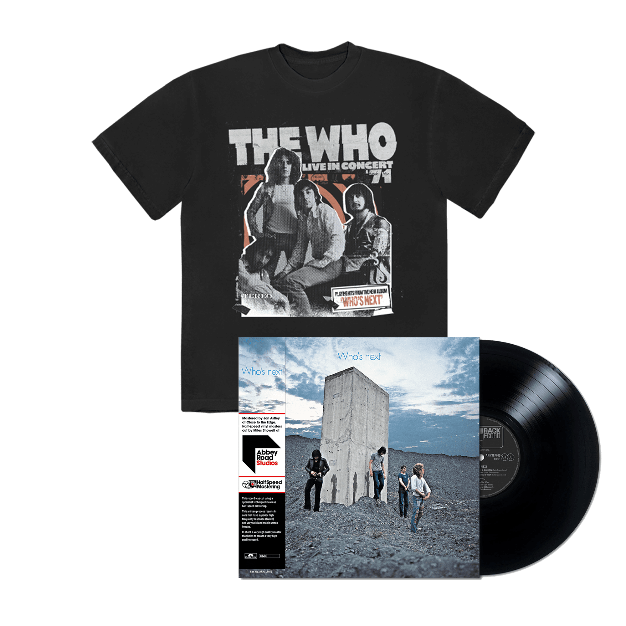 Who’s Next (50th Anniversary): Exclusive Half-Speed Master Vinyl LP + T-Shirt